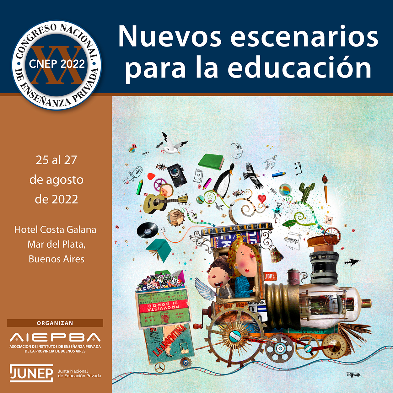 You are currently viewing XX Congreso Nacional de Enseñanza Privada – “Nuevos escenarios para la educación” – 25, 26 y 27 de agosto 2022 – Mar del Plata